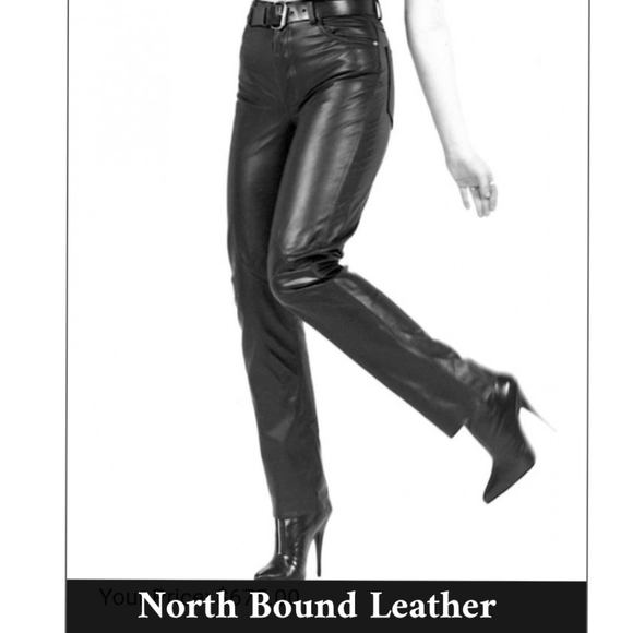 North Bound Leather Pants - North Bound Leather 5 pocket Jean style pants like new 🇨🇦